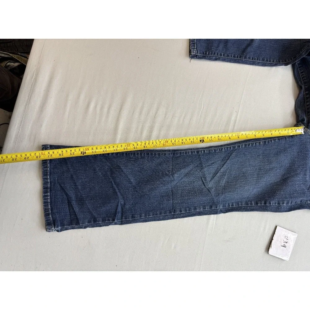 Levi's Perfectly Slimming 512 Boot Cut Jeans Womens 6 Short Dark Wash Blue